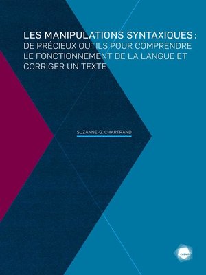 cover image of Les manipulations syntaxiques
